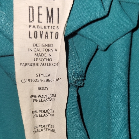 Fabletics Teal/Black Long Sleeve Top And Teal Leggings Set Sz SM $20 - Picture 2 of 8